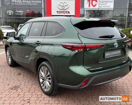 Зеленый Тойота Хайлендер, объемом двигателя 2.5 л и пробегом 2 тыс. км за 62700 $, фото 1 на Automoto.ua
