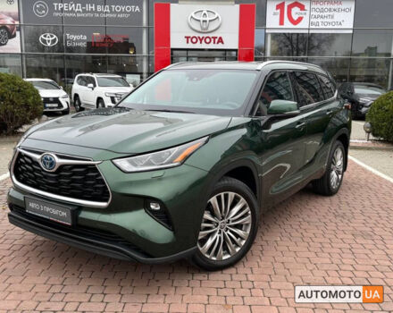 Зеленый Тойота Хайлендер, объемом двигателя 2.5 л и пробегом 2 тыс. км за 62700 $, фото 1 на Automoto.ua