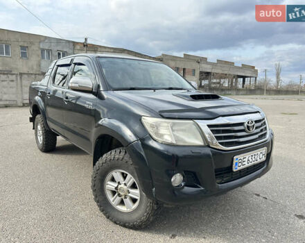 Тойота Хайлюкс 2012 у Миколаєві на Automoto.ua Чорний Тойота Хайлюкс, об'ємом двигуна 2.5 л та пробігом 259 тис. км за 16700 $, фото 1 на Automoto.ua