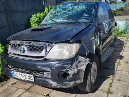 Чорний Тойота Хайлюкс, об'ємом двигуна 2.5 л та пробігом 270 тис. км за 7000 $, фото 1 на Automoto.ua