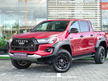 Тойота Хайлюкс 2023 в Львове на Automoto.ua Красный Тойота Хайлюкс, объемом двигателя 2.76 л и пробегом 2 тыс. км за 56631 $, фото 1 на Automoto.ua