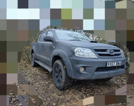 Серый Тойота Хайлюкс, объемом двигателя 3 л и пробегом 221 тыс. км за 8096 $, фото 1 на Automoto.ua