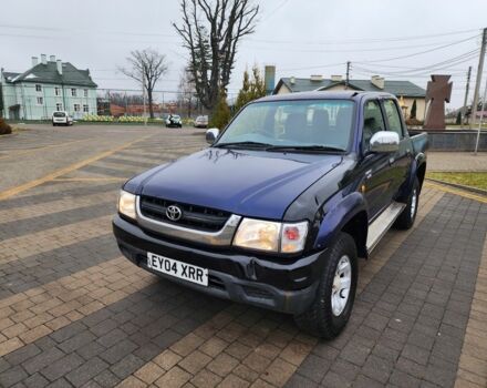 Синий Тойота Хайлюкс, объемом двигателя 2.5 л и пробегом 162 тыс. км за 7209 $, фото 4 на Automoto.ua