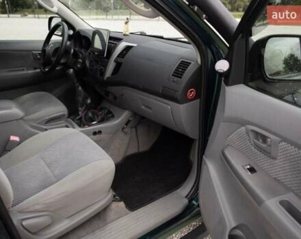 Зеленый Тойота Хайлюкс, объемом двигателя 2.5 л и пробегом 250 тыс. км за 3750 $, фото 4 на Automoto.ua