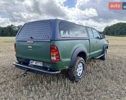 Зеленый Тойота Хайлюкс, объемом двигателя 2.5 л и пробегом 273 тыс. км за 3300 $, фото 5 на Automoto.ua