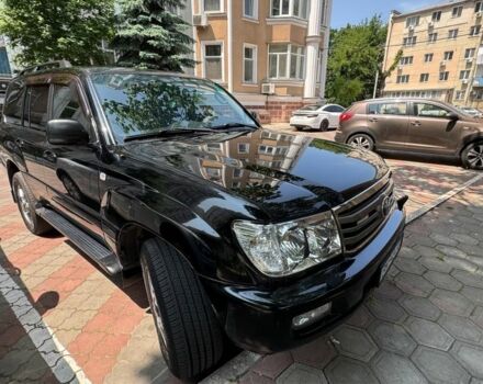 Черный Тойота Ленд Крузер 100, объемом двигателя 4.7 л и пробегом 454 тыс. км за 16500 $, фото 1 на Automoto.ua