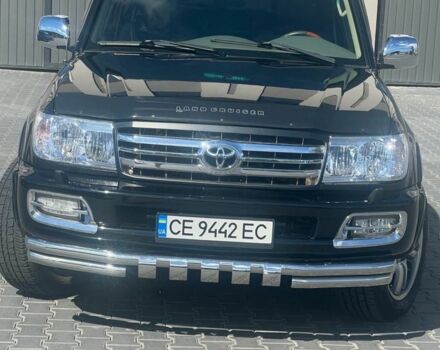 Черный Тойота Ленд Крузер 100, объемом двигателя 4.5 л и пробегом 341 тыс. км за 13499 $, фото 5 на Automoto.ua