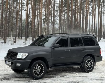 Черный Тойота Ленд Крузер 100, объемом двигателя 4.7 л и пробегом 350 тыс. км за 8500 $, фото 1 на Automoto.ua