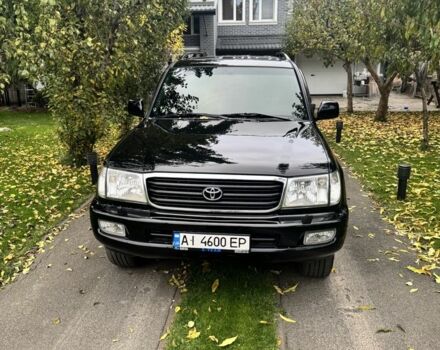 Черный Тойота Ленд Крузер 100, объемом двигателя 4.7 л и пробегом 390 тыс. км за 16750 $, фото 1 на Automoto.ua