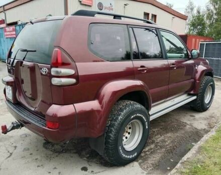 Красный Тойота Ленд Крузер 100, объемом двигателя 3 л и пробегом 240 тыс. км за 3121 $, фото 3 на Automoto.ua