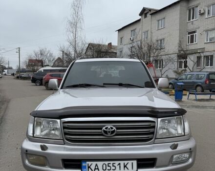 Серый Тойота Ленд Крузер 100, объемом двигателя 4.7 л и пробегом 377 тыс. км за 9500 $, фото 2 на Automoto.ua