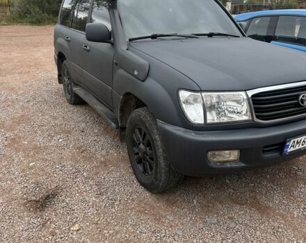 Синий Тойота Ленд Крузер 100, объемом двигателя 4.2 л и пробегом 225 тыс. км за 16000 $, фото 2 на Automoto.ua