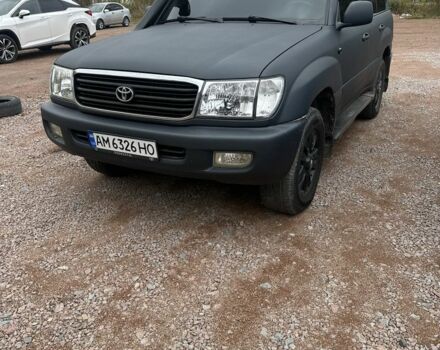 Синій Тойота Ленд Крузер 100, об'ємом двигуна 4.2 л та пробігом 225 тис. км за 16000 $, фото 1 на Automoto.ua