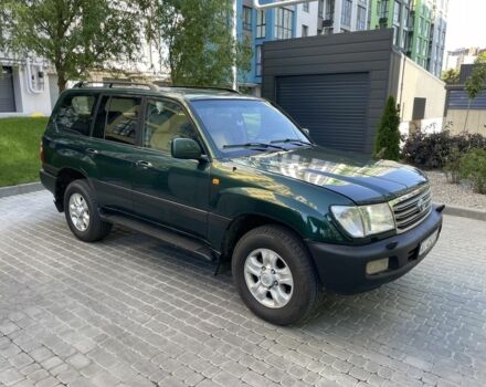 Зеленый Тойота Ленд Крузер 100, объемом двигателя 4.7 л и пробегом 400 тыс. км за 8800 $, фото 5 на Automoto.ua