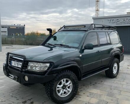 Зеленый Тойота Ленд Крузер 100, объемом двигателя 4.2 л и пробегом 460 тыс. км за 13999 $, фото 1 на Automoto.ua