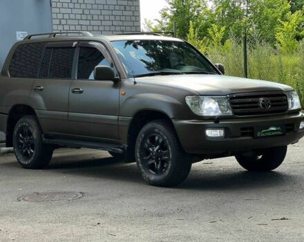 Зелений Тойота Ленд Крузер 100, об'ємом двигуна 4.2 л та пробігом 618 тис. км за 18490 $, фото 1 на Automoto.ua