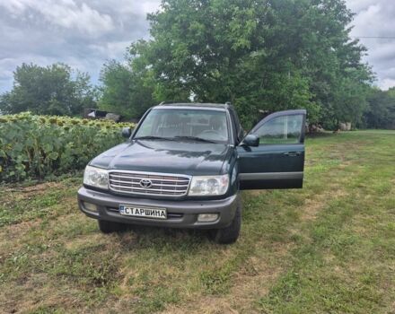 Зелений Тойота Ленд Крузер 100, об'ємом двигуна 4.7 л та пробігом 371 тис. км за 9000 $, фото 1 на Automoto.ua