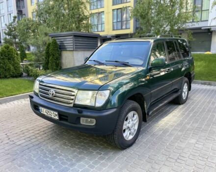 Зелений Тойота Ленд Крузер 100, об'ємом двигуна 4.7 л та пробігом 400 тис. км за 8800 $, фото 1 на Automoto.ua
