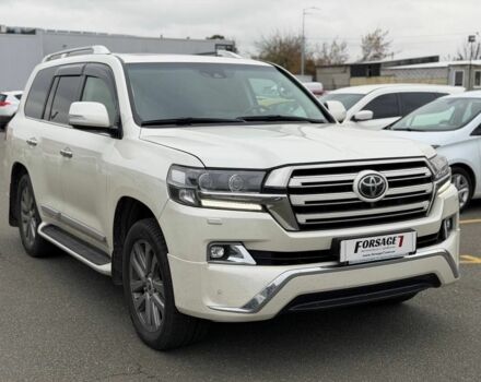 Белый Тойота Ленд Крузер 200, объемом двигателя 4.5 л и пробегом 167 тыс. км за 46500 $, фото 1 на Automoto.ua