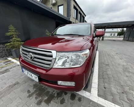 Червоний Тойота Ленд Крузер 200, об'ємом двигуна 4.5 л та пробігом 220 тис. км за 24800 $, фото 1 на Automoto.ua
