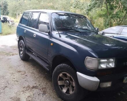 Синий Тойота Ленд Крузер 80, объемом двигателя 4.2 л и пробегом 464 тыс. км за 10500 $, фото 4 на Automoto.ua