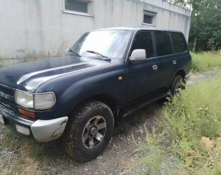 Синий Тойота Ленд Крузер 80, объемом двигателя 4.2 л и пробегом 464 тыс. км за 10500 $, фото 23 на Automoto.ua