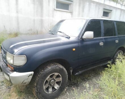 Синий Тойота Ленд Крузер 80, объемом двигателя 4.2 л и пробегом 464 тыс. км за 10500 $, фото 20 на Automoto.ua