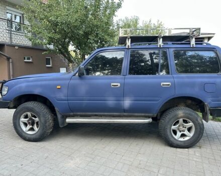 Синий Тойота Ленд Крузер 80, объемом двигателя 4.2 л и пробегом 430 тыс. км за 12000 $, фото 7 на Automoto.ua