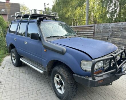 Синій Тойота Ленд Крузер 80, об'ємом двигуна 4.2 л та пробігом 430 тис. км за 14000 $, фото 1 на Automoto.ua