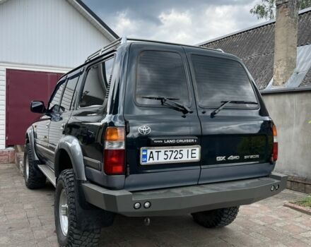 Зеленый Тойота Ленд Крузер 80, объемом двигателя 4.5 л и пробегом 374 тыс. км за 16500 $, фото 5 на Automoto.ua