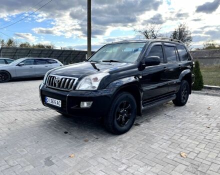 Черный Тойота Ленд Крузер Прадо 120, объемом двигателя 4 л и пробегом 235 тыс. км за 16000 $, фото 3 на Automoto.ua