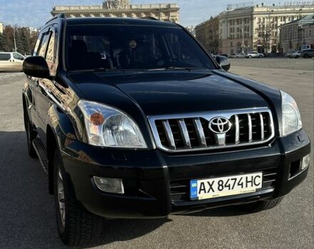 Чорний Тойота Ленд Крузер Прадо 120, об'ємом двигуна 4 л та пробігом 313 тис. км за 14700 $, фото 1 на Automoto.ua
