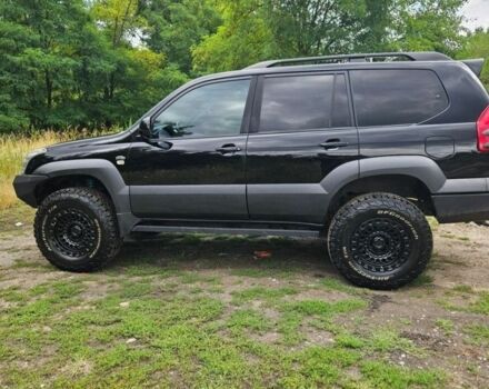 Черный Тойота Ленд Крузер Прадо 120, объемом двигателя 3 л и пробегом 245 тыс. км за 3700 $, фото 3 на Automoto.ua