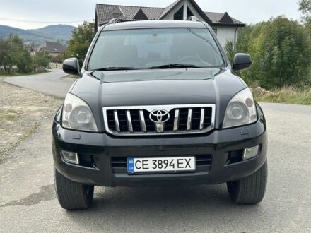 Черный Тойота Ленд Крузер Прадо 120, объемом двигателя 4 л и пробегом 296 тыс. км за 13900 $, фото 1 на Automoto.ua