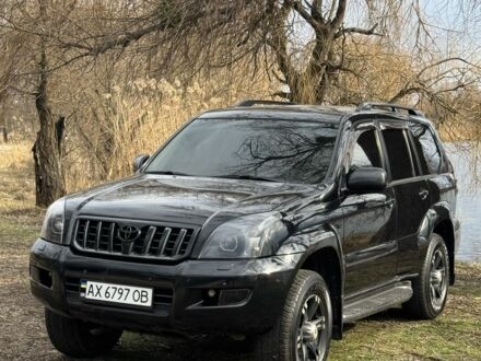 Черный Тойота Ленд Крузер Прадо 120, объемом двигателя 4 л и пробегом 444 тыс. км за 13000 $, фото 1 на Automoto.ua