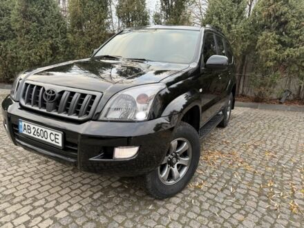 Черный Тойота Ленд Крузер Прадо 120, объемом двигателя 3 л и пробегом 277 тыс. км за 15900 $, фото 1 на Automoto.ua