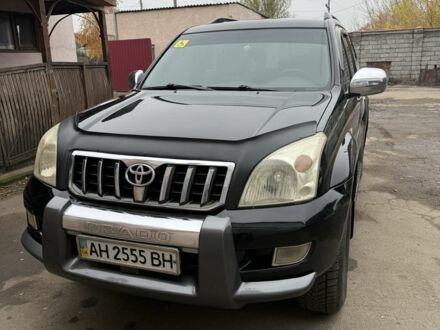 Черный Тойота Ленд Крузер Прадо 120, объемом двигателя 4 л и пробегом 214 тыс. км за 14500 $, фото 1 на Automoto.ua