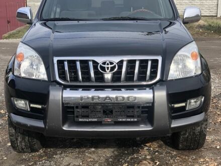 Черный Тойота Ленд Крузер Прадо 120, объемом двигателя 2.7 л и пробегом 210 тыс. км за 12200 $, фото 1 на Automoto.ua