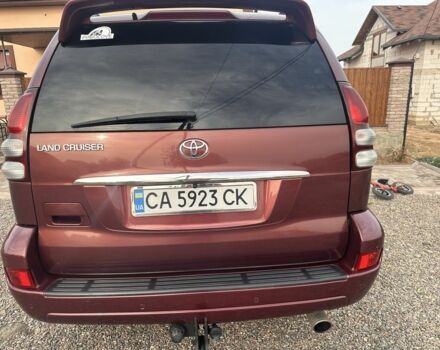 Червоний Тойота Ленд Крузер Прадо 120, об'ємом двигуна 4 л та пробігом 280 тис. км за 16500 $, фото 2 на Automoto.ua