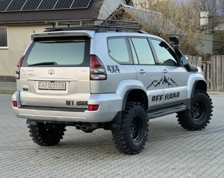 Серый Тойота Ленд Крузер Прадо 120, объемом двигателя 4 л и пробегом 320 тыс. км за 23000 $, фото 3 на Automoto.ua