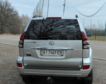 Серый Тойота Ленд Крузер Прадо 120, объемом двигателя 3 л и пробегом 388 тыс. км за 16900 $, фото 3 на Automoto.ua