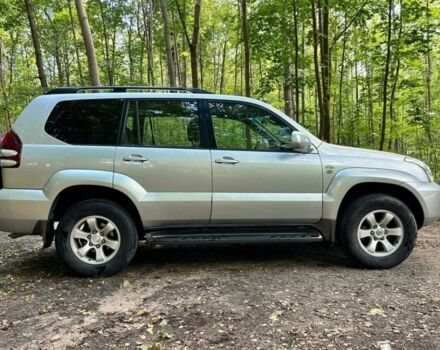 Серый Тойота Ленд Крузер Прадо 120, объемом двигателя 3 л и пробегом 244 тыс. км за 2608 $, фото 4 на Automoto.ua