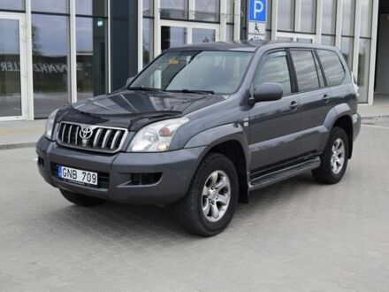 Серый Тойота Ленд Крузер Прадо 120, объемом двигателя 3 л и пробегом 190 тыс. км за 5800 $, фото 1 на Automoto.ua