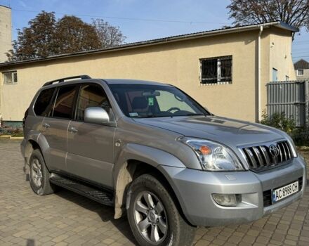 Серый Тойота Ленд Крузер Прадо 120, объемом двигателя 3 л и пробегом 243 тыс. км за 16500 $, фото 1 на Automoto.ua