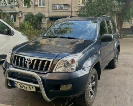 Синий Тойота Ленд Крузер Прадо 120, объемом двигателя 3 л и пробегом 250 тыс. км за 7600 $, фото 1 на Automoto.ua
