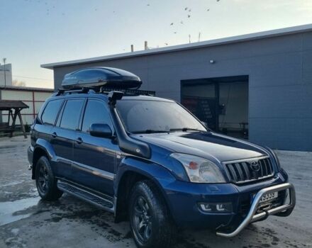 Синій Тойота Ленд Крузер Прадо 120, об'ємом двигуна 3 л та пробігом 415 тис. км за 10900 $, фото 2 на Automoto.ua