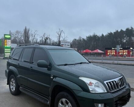 Зеленый Тойота Ленд Крузер Прадо 120, объемом двигателя 3 л и пробегом 300 тыс. км за 10600 $, фото 2 на Automoto.ua