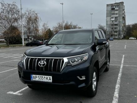 Синий Тойота Ленд Крузер Прадо 150, объемом двигателя 2.8 л и пробегом 86 тыс. км за 39500 $, фото 1 на Automoto.ua