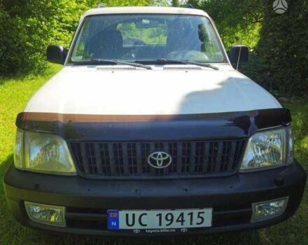 Белый Тойота Ленд Крузер Прадо 90, объемом двигателя 3 л и пробегом 280 тыс. км за 7373 $, фото 2 на Automoto.ua