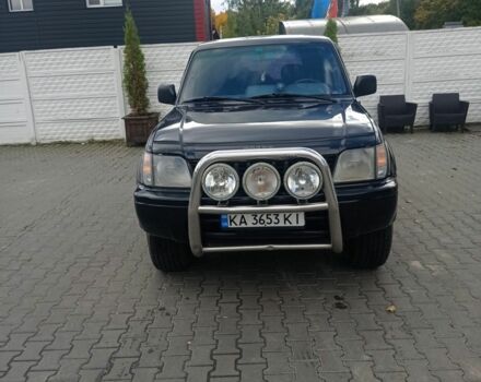 Синий Тойота Ленд Крузер Прадо 90, объемом двигателя 3.4 л и пробегом 350 тыс. км за 7900 $, фото 2 на Automoto.ua